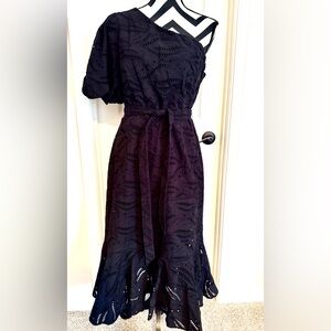 Gibson Latimer Elegant Black Lace Dress, large